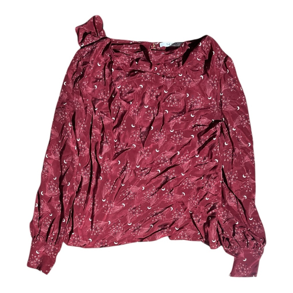 The Fold London 100% Silk Blouse Top